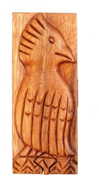 Hand Carved Wooden Cockatoo  ~ OOAK Christmas & Birthday Gift