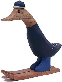 Wooden Duck Skiing Team Scotland ~ OOAK Christmas & Birthday Gift - Image 6