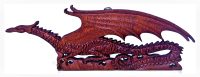 Hand Carved Wooden Volcanic Dragon  ~ OOAK Christmas & Birthday Gift