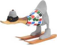 Wooden Duck Skiing Team Costume ~ OOAK Christmas & Birthday Gift