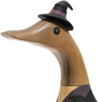 Wooden Duck Malevolent Witch ~ OOAK Christmas & Birthday Gift - Image 3