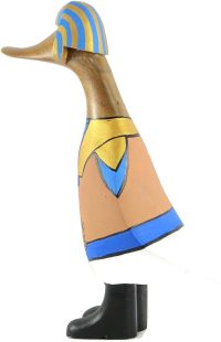 Wooden Duck King Pharaoh of Egypt ~ OOAK Christmas & Birthday Gift - Image 4