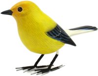 Hand Carved Wooden American Goldfinch  ~ OOAK Christmas & Birthday Gift