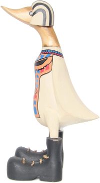 Wooden Duck Pharaoh of Egypt ~ OOAK Christmas & Birthday Gift - Image 5