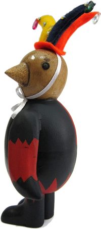 Hand Carved Wooden Clown Penguin ~ OOAK Christmas & Birthday Gift - Image 5