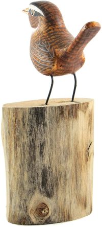 Hand Carved Wooden Wren  ~ OOAK Christmas & Birthday Gift - Image 5