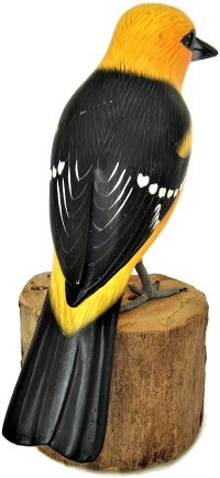 Hand Carved Wooden Altamira Oriole  ~ OOAK Christmas & Birthday Gift - Image 2