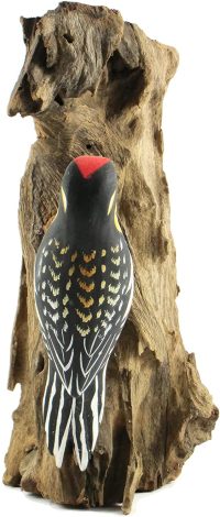 Hand Carved Wooden Red Naped Sapsucker  ~ OOAK Christmas & Birthday Gift - Image 6