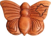 Hand Carved Wooden Butterfly   ~ OOAK Christmas & Birthday Gift