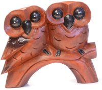 Hand Carved Wooden Owl Best Friend  ~ OOAK Christmas & Birthday Gift