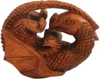 Hand Carved Volcanic Baby Dragon ~ OOAK Christmas & Birthday Gift - Image 4