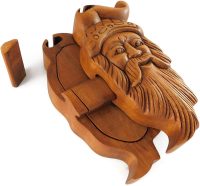 Hand Carved Wooden Santa Claus Wizard  ~ OOAK Christmas & Birthday Gift - Image 5