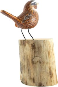 Hand Carved Wooden Wren  ~ OOAK Christmas & Birthday Gift - Image 7