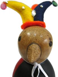 Hand Carved Wooden Clown Penguin ~ OOAK Christmas & Birthday Gift - Image 9