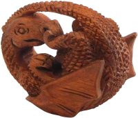 Hand Carved Volcanic Baby Dragon ~ OOAK Christmas & Birthday Gift - Image 7