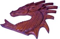 Hand Carved Wooden Celtic Dragon  ~ OOAK Christmas & Birthday Gift - Image 3