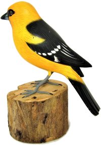 Hand Carved Wooden Altamira Oriole  ~ OOAK Christmas & Birthday Gift - Image 3