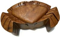 Hand Carved Wooden Crab  ~ OOAK Christmas & Birthday Gift