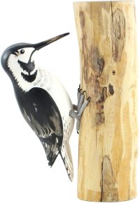 Hand Carved Wooden Woodpecker  ~ OOAK Christmas & Birthday Gift