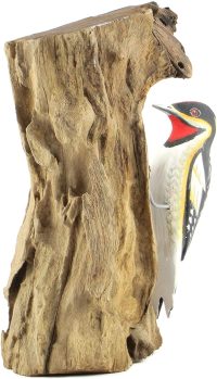 Hand Carved Wooden Red Naped Sapsucker  ~ OOAK Christmas & Birthday Gift - Image 4