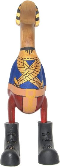 Wooden Duck King of Egypt Pharaoh ~ ~ OOAK Christmas & Birthday Gift - Image 2