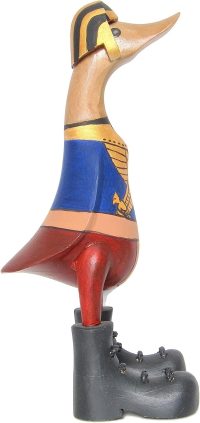 Wooden Duck King of Egypt Pharaoh ~ ~ OOAK Christmas & Birthday Gift - Image 3