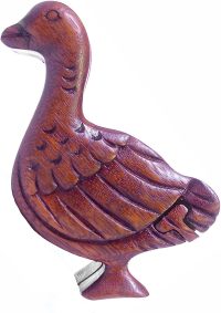 Hand Carved Wooden Swan  ~ OOAK Christmas & Birthday Gift