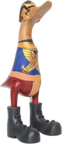 Wooden Duck King of Egypt Pharaoh ~ ~ OOAK Christmas & Birthday Gift