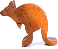 Hand Carved Wooden Kangaroo  ~ OOAK Christmas & Birthday Gift - Image 7