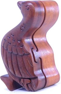 Hand Carved Wooden Swan  ~ OOAK Christmas & Birthday Gift - Image 2