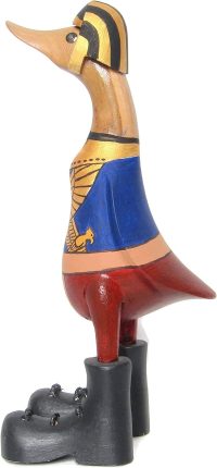 Wooden Duck King of Egypt Pharaoh ~ ~ OOAK Christmas & Birthday Gift - Image 5