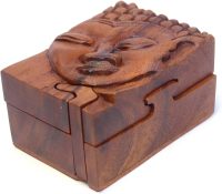 Hand Carved Wooden The Sleeping Buddha  ~ OOAK Christmas & Birthday Gift - Image 2