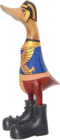 Wooden Duck King of Egypt Pharaoh ~ ~ OOAK Christmas & Birthday Gift - Image 4