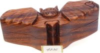 Hand Carved Wooden Bat  ~ OOAK Christmas & Birthday Gift - Image 6