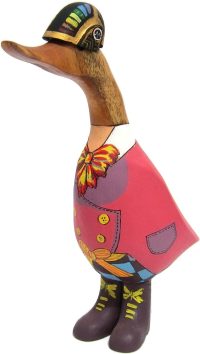 Wooden Duck Time Traveller ~ OOAK Christmas & Birthday Gift