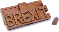 Hand Carved Wooden Brexit  ~ OOAK Christmas & Birthday Gift - Image 3