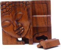 Hand Carved Wooden The Sleeping Buddha  ~ OOAK Christmas & Birthday Gift - Image 4