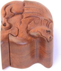 Hand Carved Wooden Dragon  ~ OOAK Christmas & Birthday Gift - Image 6