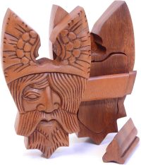 Hand Carved Wooden Thor  ~ OOAK Christmas & Birthday Gift - Image 3