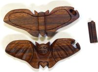 Hand Carved Wooden Bat  ~ OOAK Christmas & Birthday Gift - Image 3