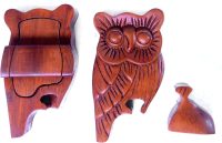 Hand Carved Wooden Owl  ~ OOAK Christmas & Birthday Gift - Image 3