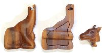 Hand Carved Wooden Giraffe  ~ OOAK Christmas & Birthday Gift - Image 4