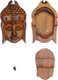 Hand Carved Wooden Buddha  ~ OOAK Christmas & Birthday Gift - Image 4