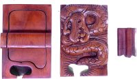 Hand Carved Wooden Slithering Dragon  ~ OOAK Christmas & Birthday Gift - Image 4