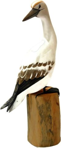 Handcarved Wooden Northern Gannet ~ OOAK Christmas & Birthday Gift - Image 3