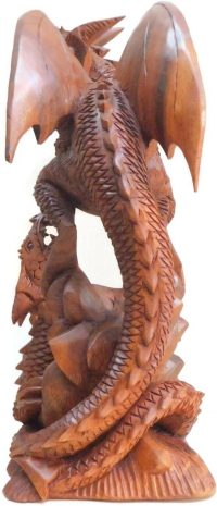 Hand Carved Wooden Duelling Dragon  ~ Christmas & Birthdays Gifts - Image 6