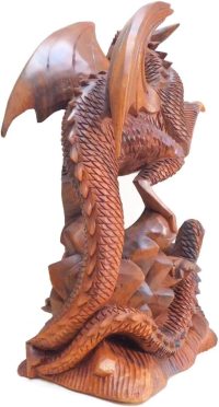 Hand Carved Wooden Duelling Dragon  ~ Christmas & Birthdays Gifts - Image 5