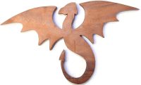 Handcarved Wooden Winged Dragon ~ OOAK Christmas & Birthday Gift - Image 3