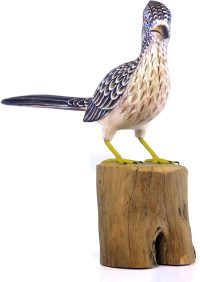 Hand Carved Wooden Greater Roadrunner Bird ~ OOAK Christmas & Birthday Gift - Image 6