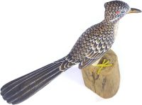 Hand Carved Wooden Greater Roadrunner Bird ~ OOAK Christmas & Birthday Gift - Image 7